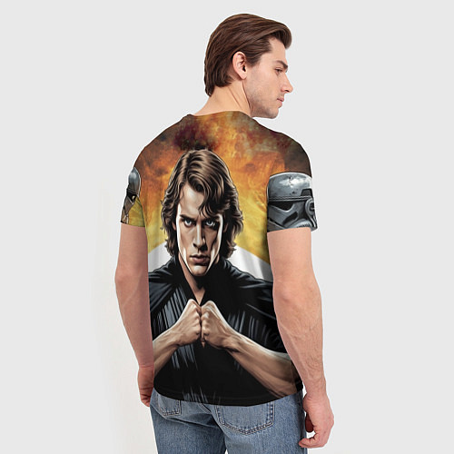Мужская футболка Энакин скайуокер star wars / 3D-принт – фото 4