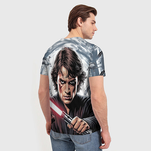 Мужская футболка Энакин Скайуокер Anakin Skywalker / 3D-принт – фото 4