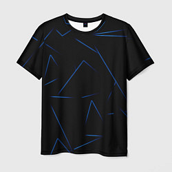 Мужская футболка Color blue line
