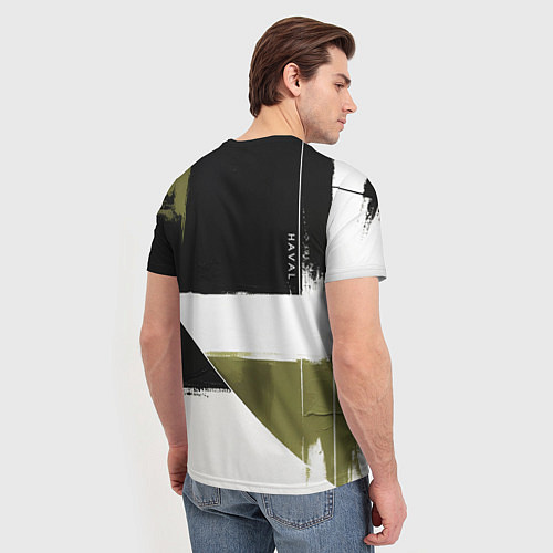 Мужская футболка Haval логотип / 3D-принт – фото 4
