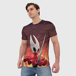 Футболка мужская Полый рыцарь Hollow knight silksong, цвет: 3D-принт — фото 2