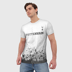 Футболка мужская Tottenham - white gradient посередине, цвет: 3D-принт — фото 2