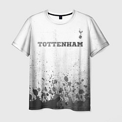 Мужская футболка Tottenham - white gradient посередине