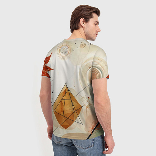Мужская футболка Boho style / 3D-принт – фото 4
