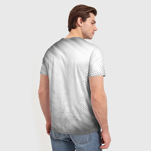 Мужская футболка Lifan - white gradient / 3D-принт – фото 4