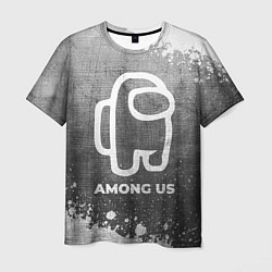Мужская футболка Among Us - grey gradient