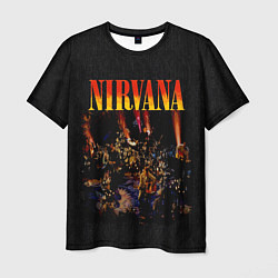 Футболка мужская Nirvana unplugget, цвет: 3D-принт