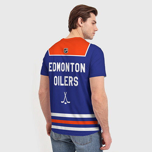 Мужская футболка Edmonton Oilers - NHL team / 3D-принт – фото 4