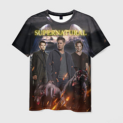 Мужская футболка Supernatural - true hunters