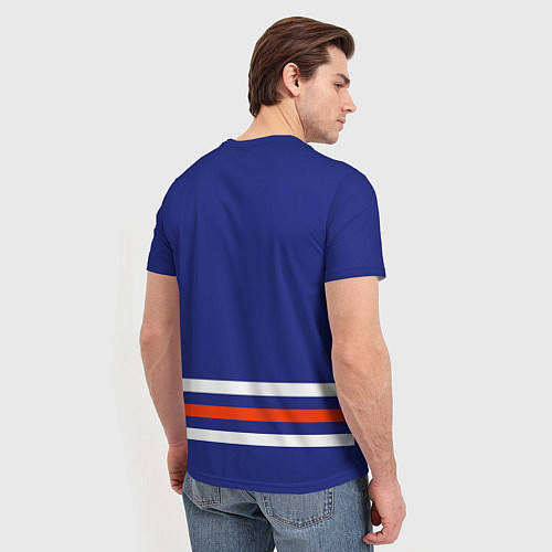 Мужская футболка Эдмонтон Ойлерз хоккей / 3D-принт – фото 4