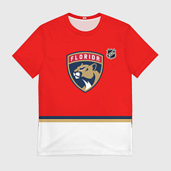 Футболка мужская Флорида Пантерз хоккей, цвет: 3D-принт