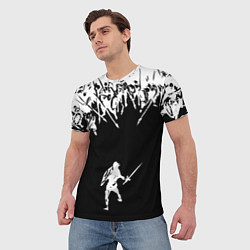 Футболка мужская И один в поле воин, цвет: 3D-принт — фото 2