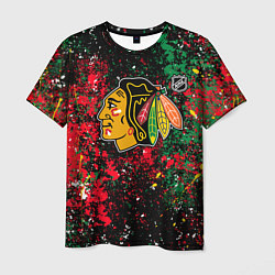 Мужская футболка Chicago Blackhawks NHL black