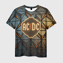 Мужская футболка ACDC винтажный логотип