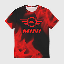 Футболка мужская Mini - red gradient, цвет: 3D-принт