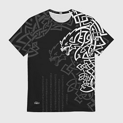 Мужская футболка Волки верные спутники Одина