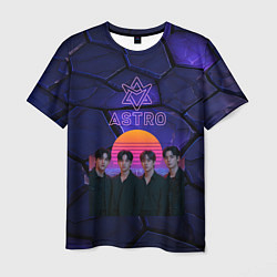 Мужская футболка Astro retro style