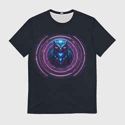 Футболка мужская Магическая сова, цвет: 3D-принт