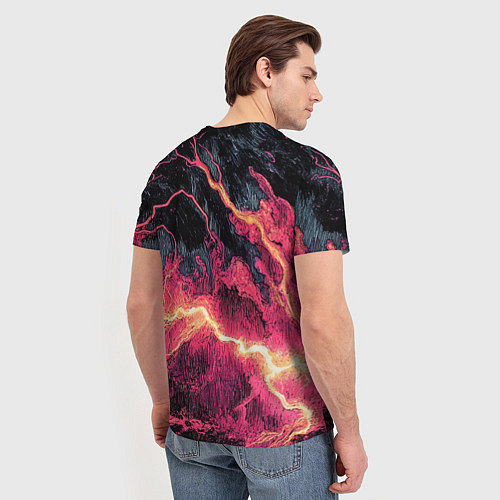 Мужская футболка Bones в мантии со звездами / 3D-принт – фото 4