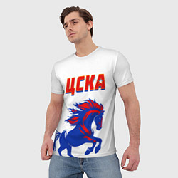 Футболка мужская ФК ЦСКА навсегда, цвет: 3D-принт — фото 2