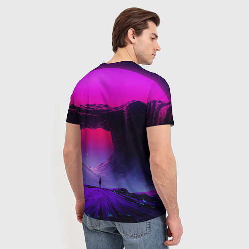 Мужская футболка A Journey on the planet / 3D-принт – фото 4