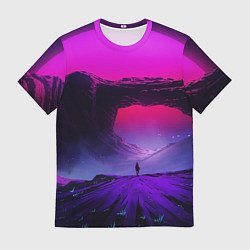 Футболка мужская A Journey on the planet, цвет: 3D-принт