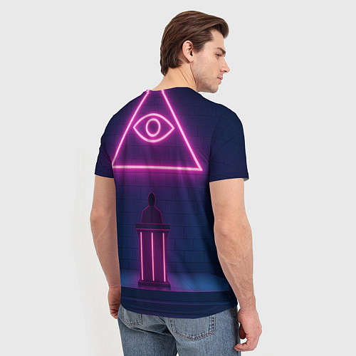 Мужская футболка Игрок 067 аниме стиль / 3D-принт – фото 4