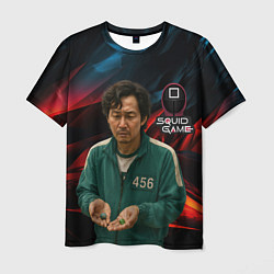 Мужская футболка Игрок 456 с кубиками