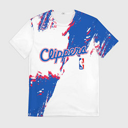 Мужская футболка Клипперс - разлитая краска