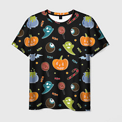 Мужская футболка Halloween black