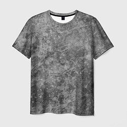 Мужская футболка Абстракция - grey polished chip