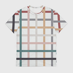 Футболка мужская Плетенка пастельная, цвет: 3D-принт