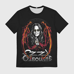 Футболка мужская Ozzy Osbourne with wings, цвет: 3D-принт
