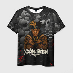 Мужская футболка XXXTentacion со скрещенными руками