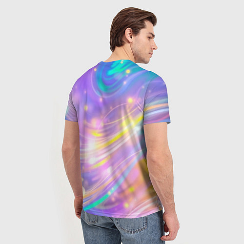 Мужская футболка Волшебный мистический космос / 3D-принт – фото 4