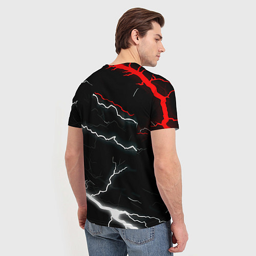 Мужская футболка Doom шторм текстура / 3D-принт – фото 4