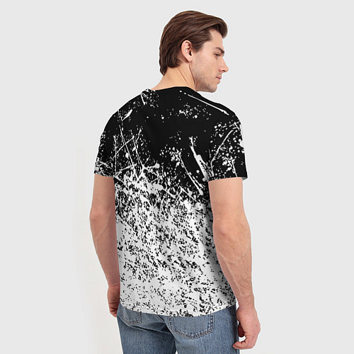 Мужская футболка Doom краски всплеск кисти / 3D-принт – фото 4