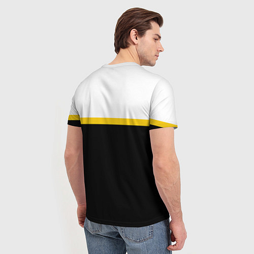 Мужская футболка Бури обратятся к славе России Ушаков арт флаг / 3D-принт – фото 4