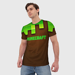 Футболка мужская Minecraft forever, цвет: 3D-принт — фото 2