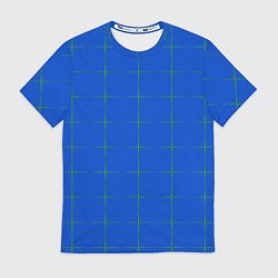 Мужская футболка Color blue stripes