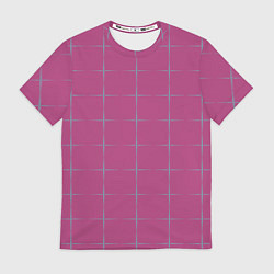 Мужская футболка Color pink stripes