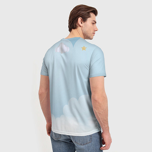 Мужская футболка Русская душа - лисица / 3D-принт – фото 4