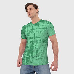 Футболка мужская Текстура с потертостями, цвет: 3D-принт — фото 2