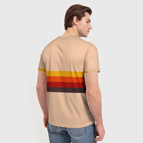 Мужская футболка ПАЗ 652 ретро автобус поп-арт / 3D-принт – фото 4