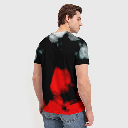 Мужская футболка Dayz дым текстура / 3D-принт – фото 4
