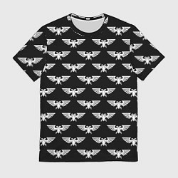 Футболка мужская Империум человечества паттерн, цвет: 3D-принт