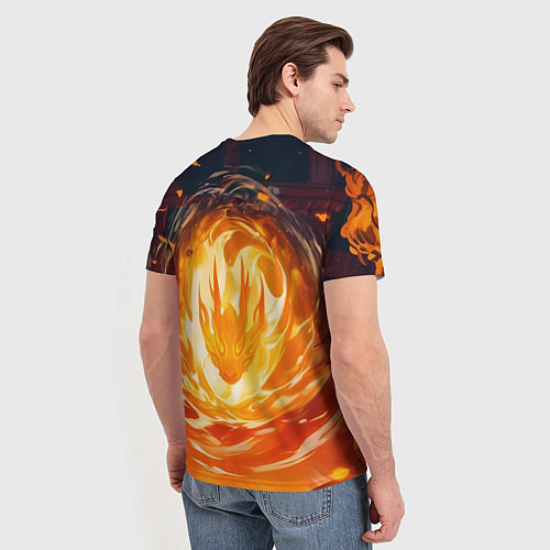 Мужская футболка Хаято Суо - Ветролом / 3D-принт – фото 4