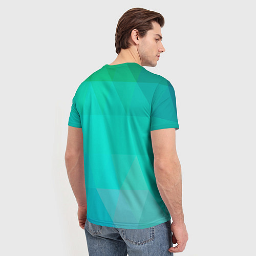 Мужская футболка Саня как танк прет на пролом / 3D-принт – фото 4