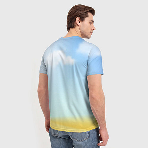 Мужская футболка Саня не напрягается - все само решается / 3D-принт – фото 4