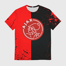Мужская футболка Ajax текстура